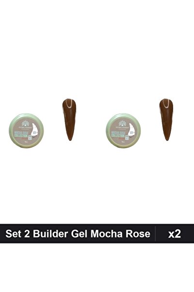global fashion Set 2 Builder Gel Mocha Rose 15g, Global Fashion, Constructie ...