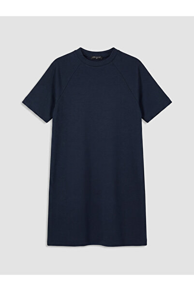LC Waikiki Nevavm Oval Neck Mini Dress with a Difference