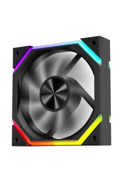1stPlayer Ventilator 1stPlayer® aRGB FH7-BK, control turatie, 120x120x25 mm s...