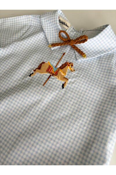 il mio bambino 100% Cotton Carousel Concept Party Baby Shirt