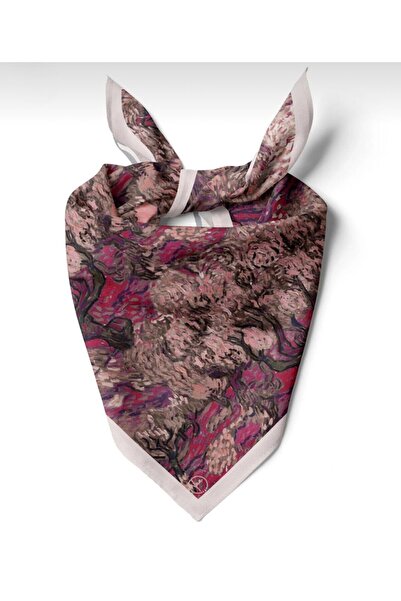 618 CONCEPT 55X55 Olive Tree Sunset Bandana Scarf