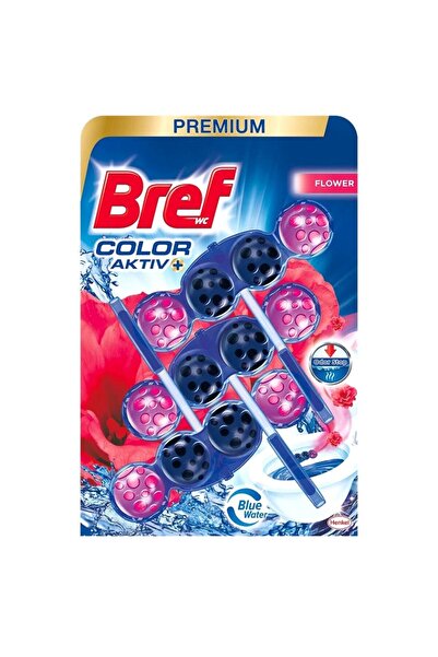 SOHO Αποσμητικό χώρου τουαλέτας, Bref, Color Aktiv Balls 3 X 50 γρ. Άνθος