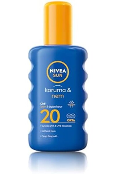Yıldızan SUN SPF20 Güneş Koruyucu Vücut Spreyi, Anında UVA Koruması, 48 Saat ...