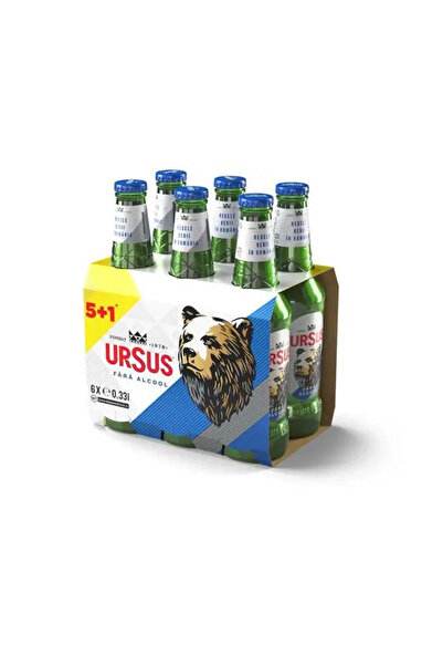 URSUS 330 ml Nrb Pachet de 6 (5+1)