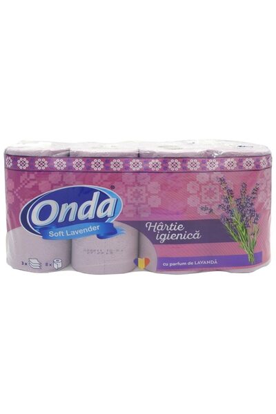 Onda Χαρτί υγείας 8 τεμάχια 3 στρώσεις Λεβάντα