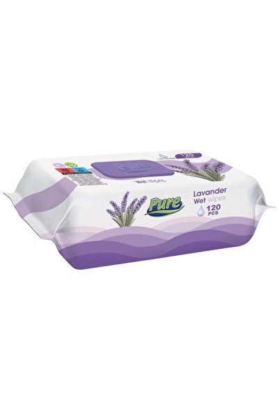Vader Servetele Umede, Pure, 120 buc Lavanda,