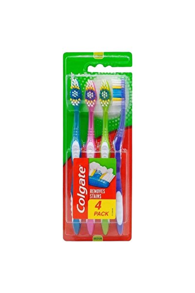 Vader Toothbrush, Colgate, Premier Clean Medium 4/Set,