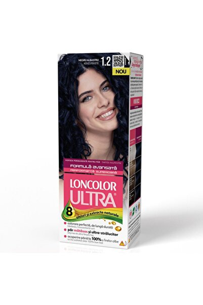 SOHO Vopsea pentru Par, Loncolor Ultra, 1/2 Negru Albastru,