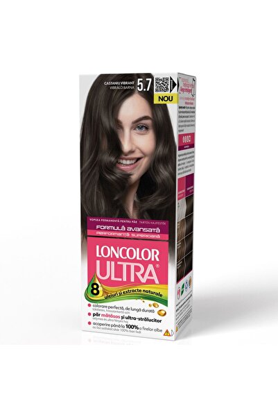 Bibilel Vopsea pentru Par, Loncolor Ultra, 5/7 Castaniu Vibrant,