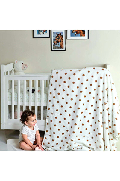 COTTON HOME Polka Baby Blanket – Ultra Soft, Lightweight & Cozy Plush 144x110...
