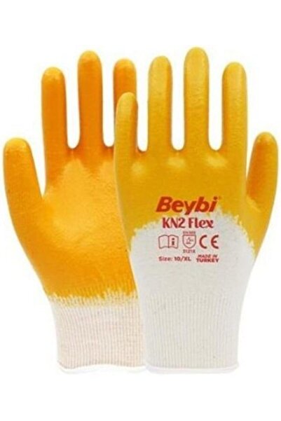 Yıldızan Nzr Beautestore Beybi Nitrile Work Gloves Kn2 Yellow No:10 5 Li 2026...