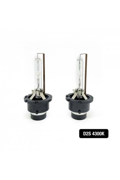 Azm Pair of SUPER VISION D2S 4300K car headlights, yellowish white color