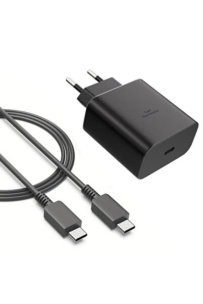Story Samsung 45W Süper Hızlı Şarj Aleti Set (Orijinal)