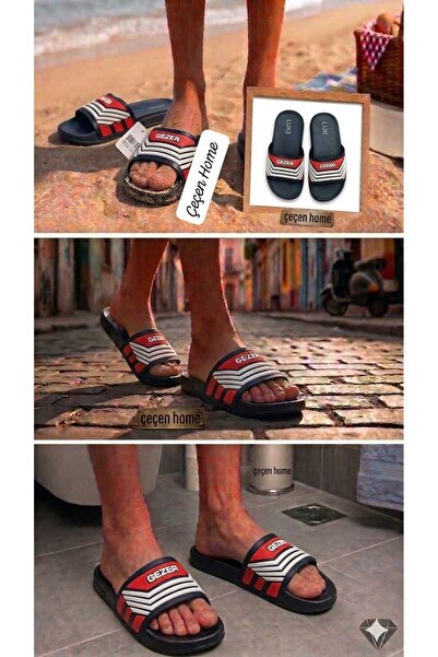 ÇEÇEN HOME Non-Slip Open Front Slippers,Sports Slippers,Bathroom Slippers,Com...