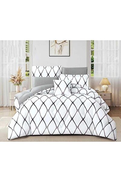 Barigo Floral Nefren 7-Piece Double-Sided Bedspread