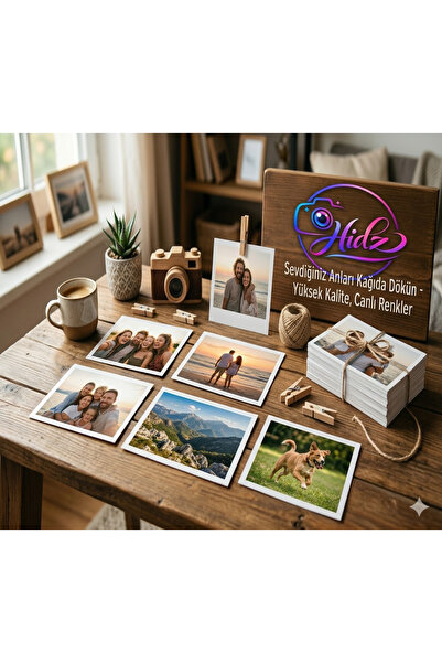 HİDZ POLAKART 5X7 MİNİ FOTOĞRAF BASKI 25 ADET
