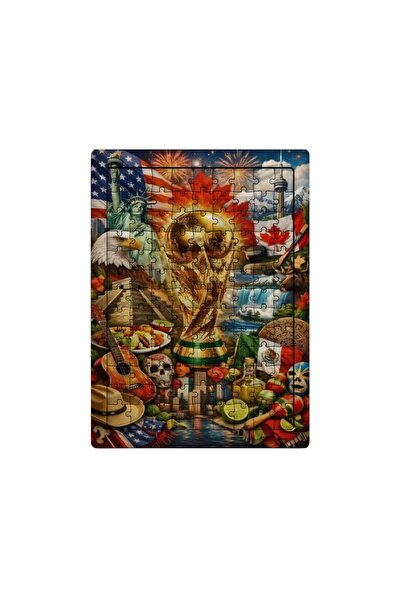 Ghostbastır Dünya Kupası 99 Parça Ayaklı Puzzle – Dekoratif Çocuk Yapbozu 031