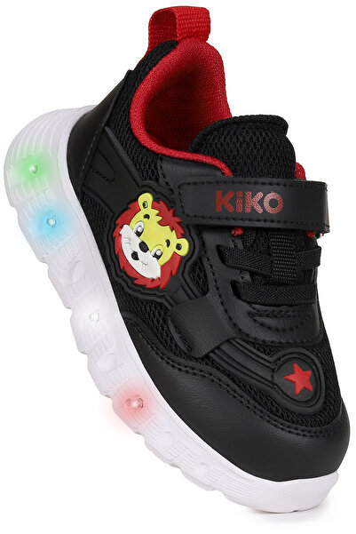 Kiko Kids Puff Cırtlı Işıklı Faylon Taban Erkek Çocuk Spor Ayakkabı