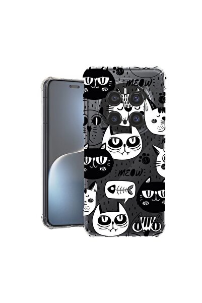 bestcase ¬Æ Husa pentru Honor Magic7 Pro, Anti Shock 1.5MM, Cool Cats, Protec...