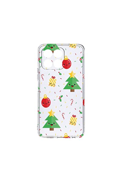 bestcase Husa BestCase¬Æ Clear Silicon 2MM, Compatibila Cu Honor X6a, Xmas Tr...