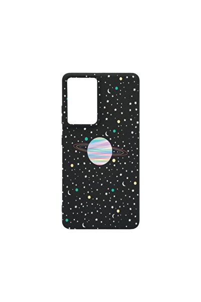 bestcase Тънък силиконов калъф 0.8ММ, съвместим с Honor 200 Lite, Вселена, Пл...