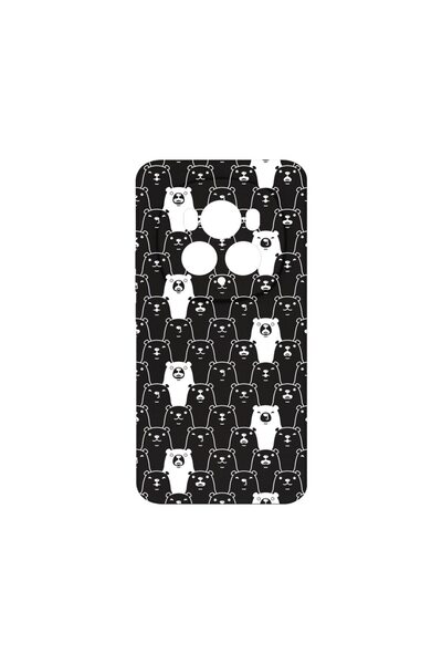 bestcase Премиум силиконов калъф, съвместим с Honor Magic6 Pro, с десен на пл...