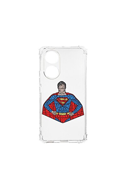 bestcase Husa Antișoc 1.5MM, compatibilă cu OPPO A38, Calligraphy Superman, T...