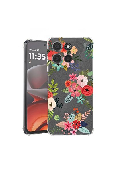 bestcase ¬Æ Husa pentru Motorola Moto G15, Anti Shock 1.5MM, Flowers, Protect...