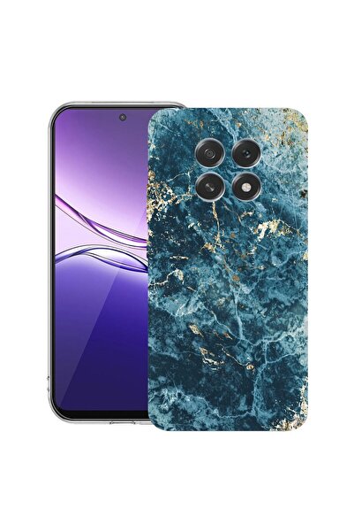 bestcase Калъф за OPPO F29 Pro с мраморен дизайн - зелен и златен, прозрачен ...