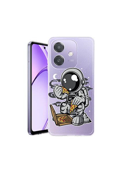 bestcase Husa pentru OPPO A40 / A40M, BestCase¬Æ Clear Silicon 2MM, Astronaut...