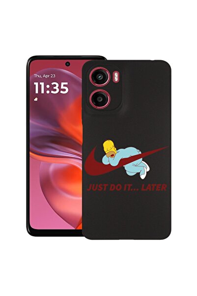 bestcase Λεπτή Θήκη Σιλικόνης για Motorola Moto E15, Απλά Κάντο Μετά Χόμερ Σί...