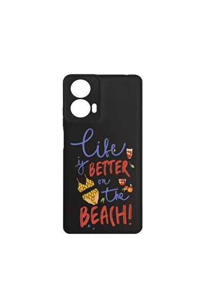 bestcase ¬Æ Husa Slim Silicon pentru Motorola Moto G24 / G24 Power, Beach, 18...