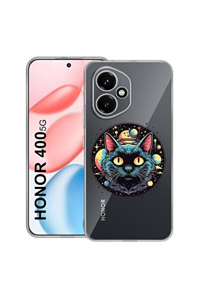 bestcase ¬Æ Husa Clear Silicon pentru Honor 400, Mystic Black Cat, 2036423 T ...