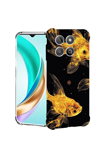 bestcase Husă pentru Honor X7d / 400 Smart cu design Pești Aurii, Anti-șoc, C...