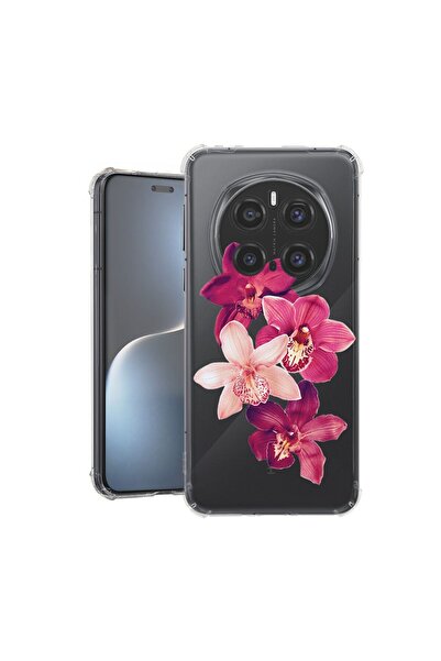 bestcase Husă Antișoc Compatibilă cu Honor Magic7 Pro, Floral - Orhidee Roșie...