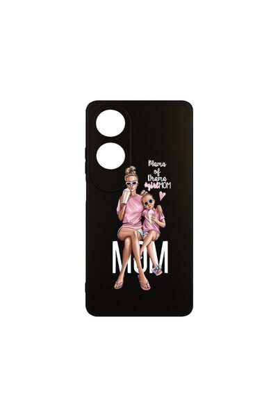 bestcase Slim SIlicon 0.8MM Case, Compatible with OPPO A60, Girl Mom Mama of ...