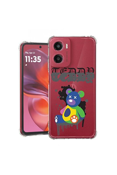 bestcase ¬Æ Husa compatibila Motorola Moto E15, Anti Shock 1.5MM, Teddy Bear ...