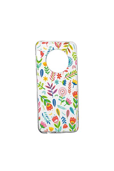 bestcase Θήκη σιλικόνης, Συμβατή με Huawei Nova Y90, Χαρούμενα Λουλούδια, Ανθ...