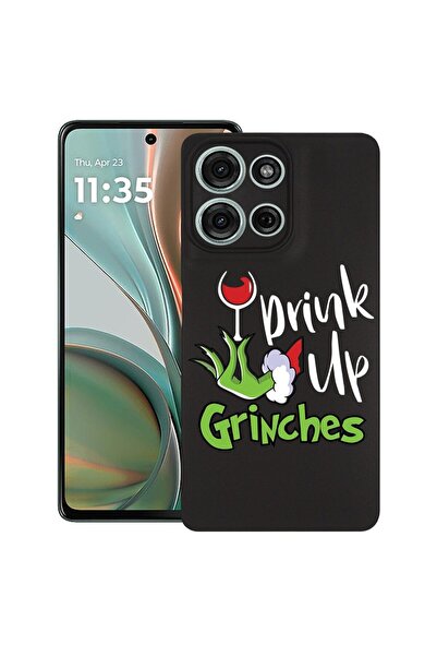bestcase ¬Æ Husa pentru Motorola Moto G75, Grinches - Drink Up, Slim Silicon ...