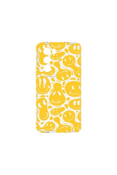 bestcase ¬Æ Husa Clear Silicon 2MM, Compatibila Cu OPPO Reno12 5G, Acid Smile...