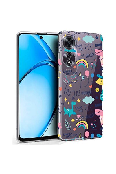 bestcase Husă pentru OPPO A60 4G, Silicon transparent 2MM, Unicorn - Visele d...