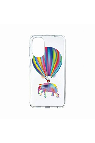 bestcase Husa Silicon, Compatibila cu Motorola Moto G62 5G, Rainbow Elefant, ...