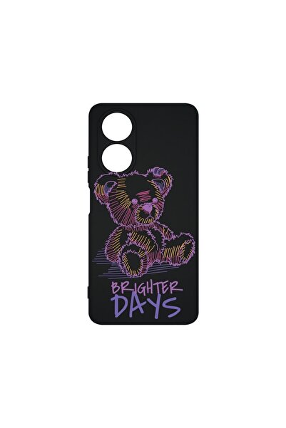 bestcase Husa Slim Premium Silicon 1.2MM, Compatibila cu OPPO A58 4G, Teddy B...
