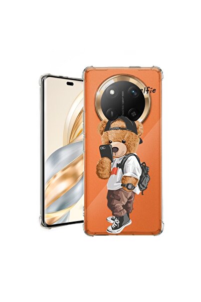 bestcase ¬Æ Husa pentru Honor Magic7 Lite, Anti Shock 1.5MM, Selfie Teddy Bea...