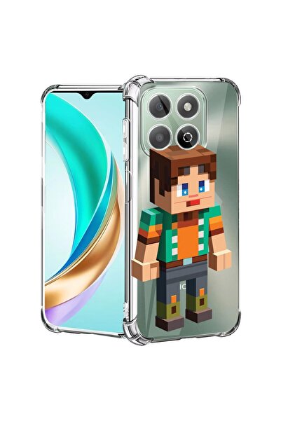 bestcase ¬Æ Husa compatibila Honor X8C, Anti Shock 1.5MM, Minecraft Character...