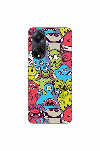 OEM Husa compatibila cu Oppo A98 5G Silicon Gel Tpu Model Squishi Monsters
