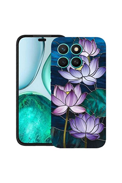 bestcase ¬Æ Husa TPU Ultra Slim Compatibila cu Honor X6b, Floral - Stained Gl...
