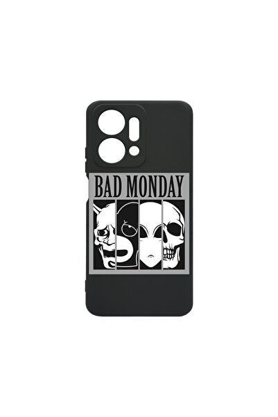 bestcase Θήκη Σιλικόνης Premium Λεπτή 1.2MM, Συμβατή με Honor X7a, Bad Monday...