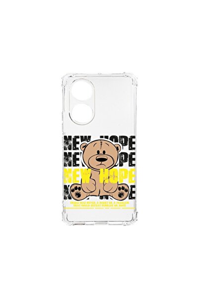 bestcase Husa Anti Shock 1.5MM, compatibilă cu OPPO A38, Teddy Bear New Hope,...