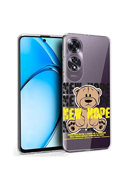 bestcase Калъф за OPPO A60 4G, Прозрачен силиконов 2ММ, Мече Нова надежда, Ан...